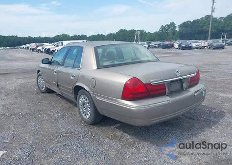 2003 Mercury Grand Marquis Gs из США, поврежденный, VIN 2MEFM74W73X640765